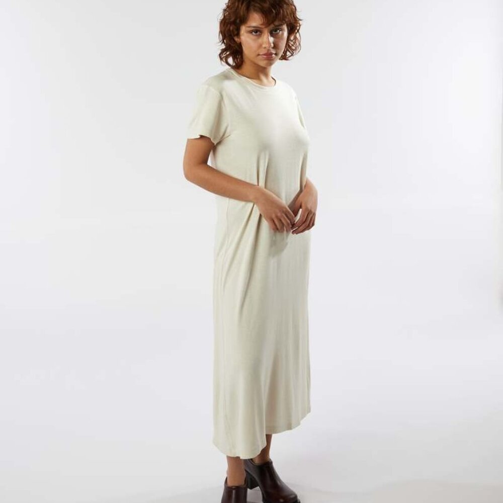 BASERANGE Silk Tee Shirt Dress